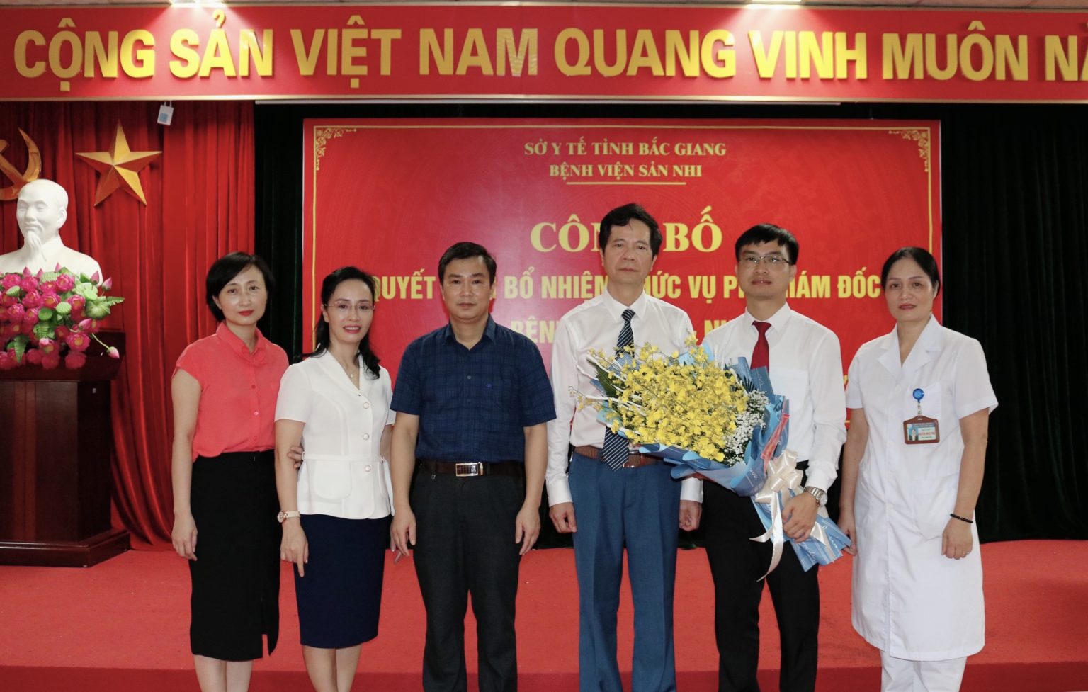 Lễ công bố Quyết định bổ nhiệm Phó Giám đốc Bệnh viện Sản Nhi Bắc Giang