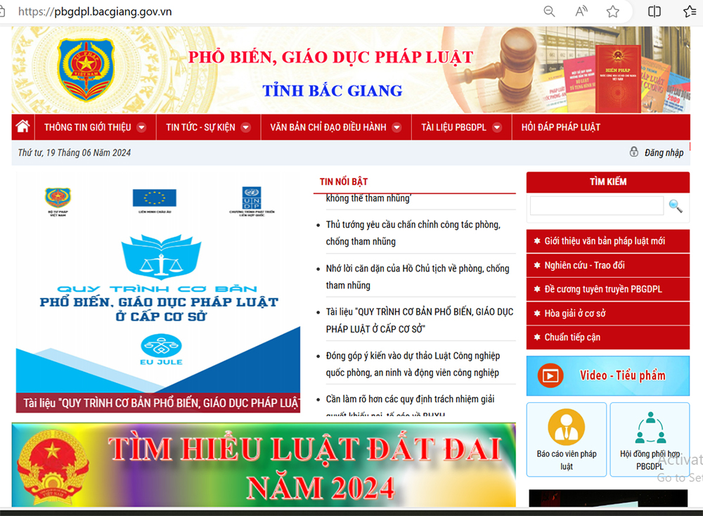 Cuộc thi trực tuyến “Tìm hiểu quy định của pháp luật về luật sư và quy tắc đạo đức nghề nghiệp luật sư”