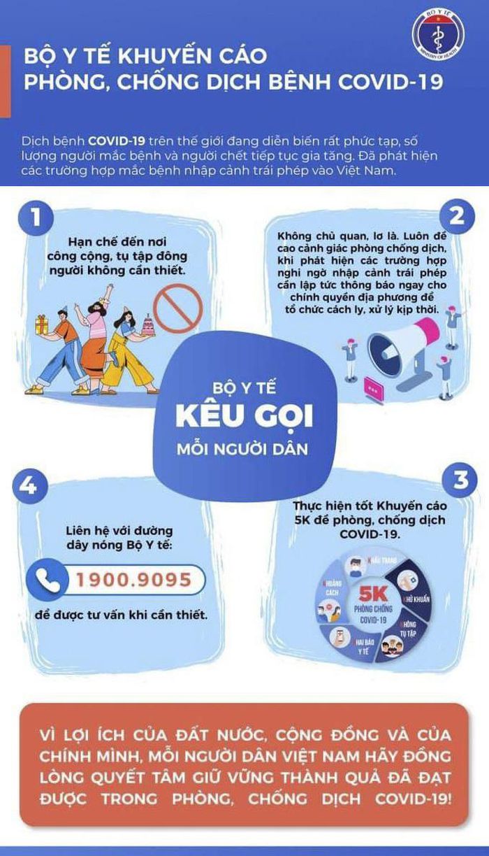 Người chưa tiêm đủ liều vắc-xin Covid-19 từ vùng có dịch về phải cách ly và xét nghiệm