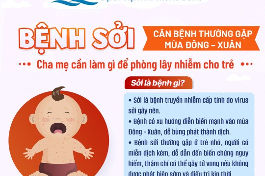 BỆNH SỞI – CĂN BỆNH THƯỜNG GẶP MÙA ĐÔNG – XUÂN