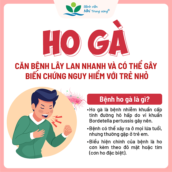 Ho gà – Căn bệnh lây lan nhanh và có thể gây nhiều biến chứng nguy hiểm với trẻ nhỏ