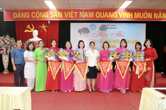 Bệnh viện Sản Nhi Bắc Giang kỷ niệm Ngày Quốc tế Điều dưỡng 12/5 và trao giải Hội thi “Điều dưỡng - Hộ sinh giỏi, thanh lịch năm 2024”