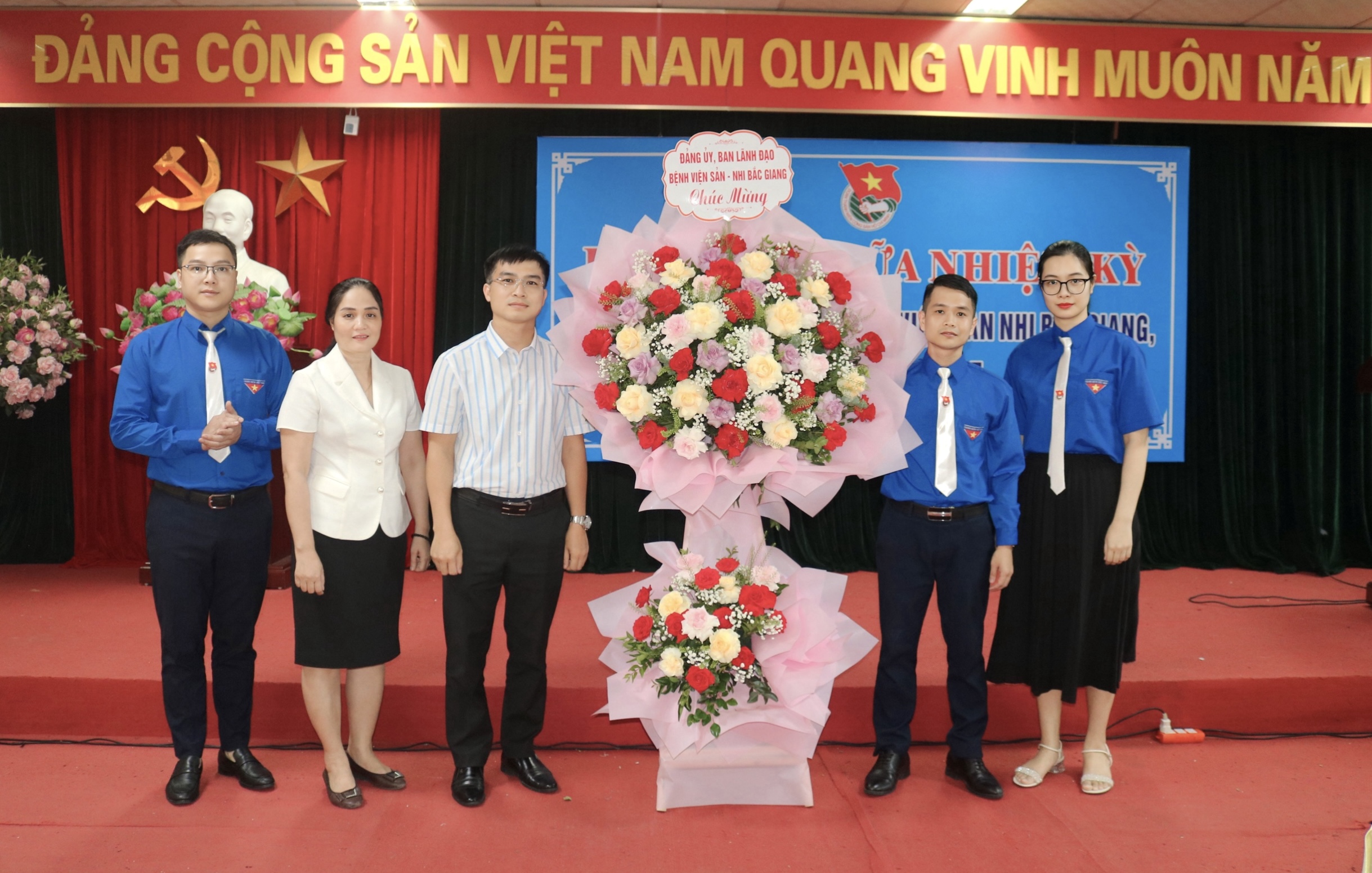 Hội nghị giữa nhiệm kỳ Đoàn TNCS Hồ Chí Minh Bệnh viện Sản Nhi Bắc Giang, nhiệm kỳ 2022 - 2027 thành công tốt đẹp