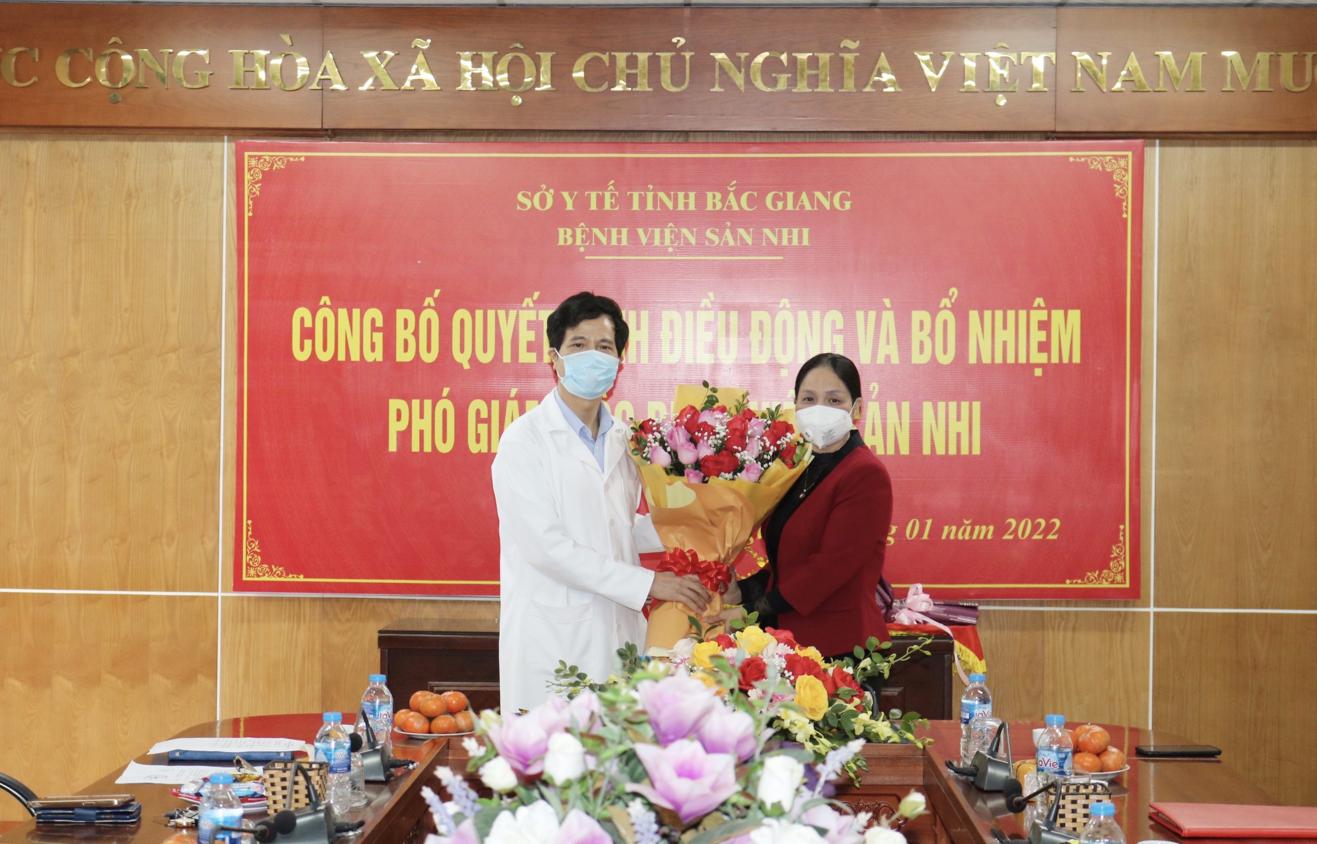 Lễ công bố Quyết định điều động và bổ nhiệm Phó Giám đốc Bệnh viện Sản Nhi Bắc Giang