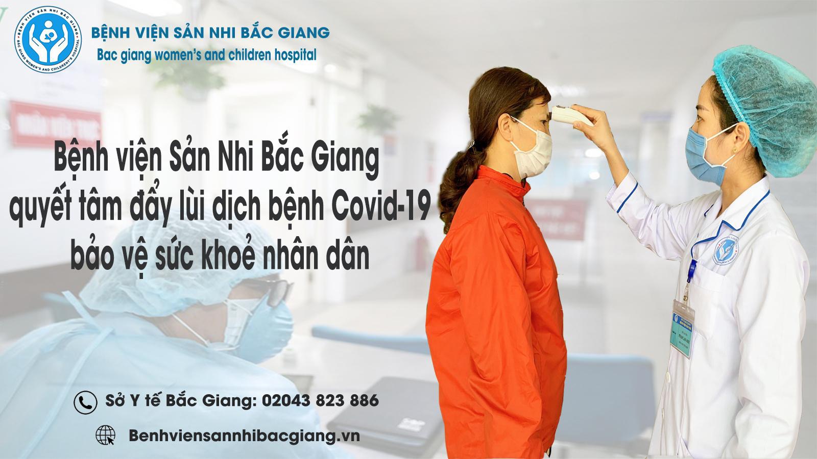 Bệnh viện Sản Nhi Bắc Giang khuyến cáo phòng chống dịch bệnh Covid-19