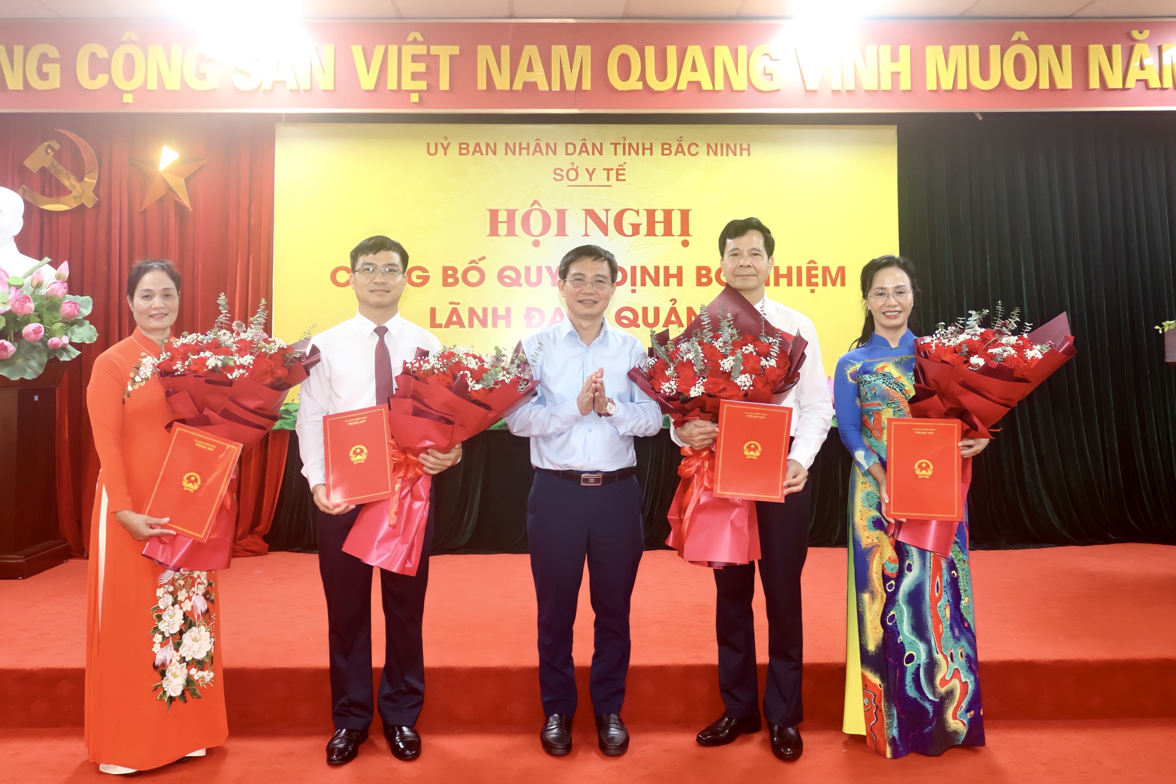 Hội nghị công bố Quyết định bổ nhiệm chức vụ Giám đốc và Phó Giám đốc Bệnh viện Sản Nhi Bắc Ninh Số 1