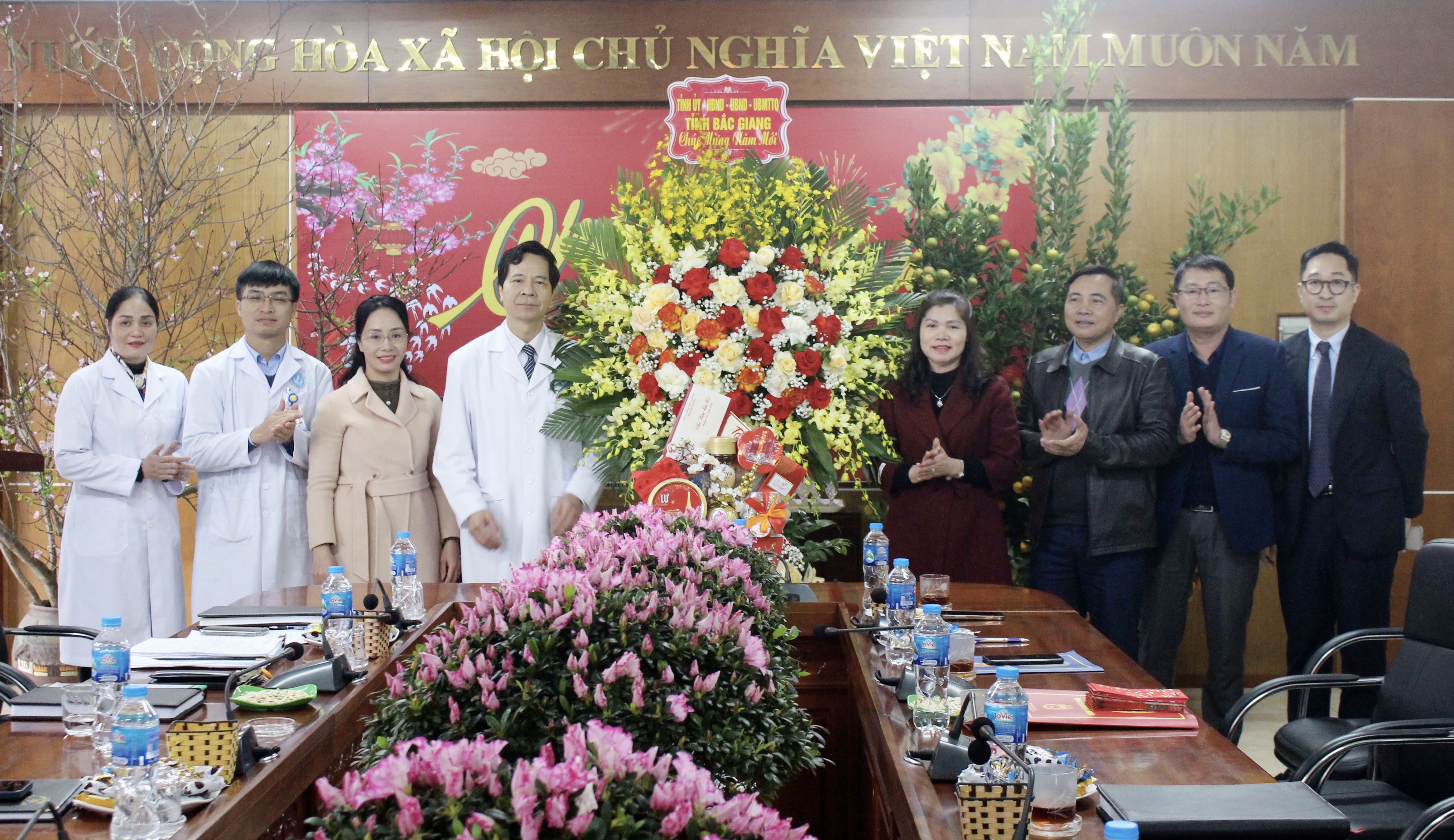 Phó Chủ tịch Thường trực HĐND tỉnh Bắc Giang Lâm Thị Hương Thành thăm và chúc Tết Bệnh viện Sản Nhi Bắc Giang