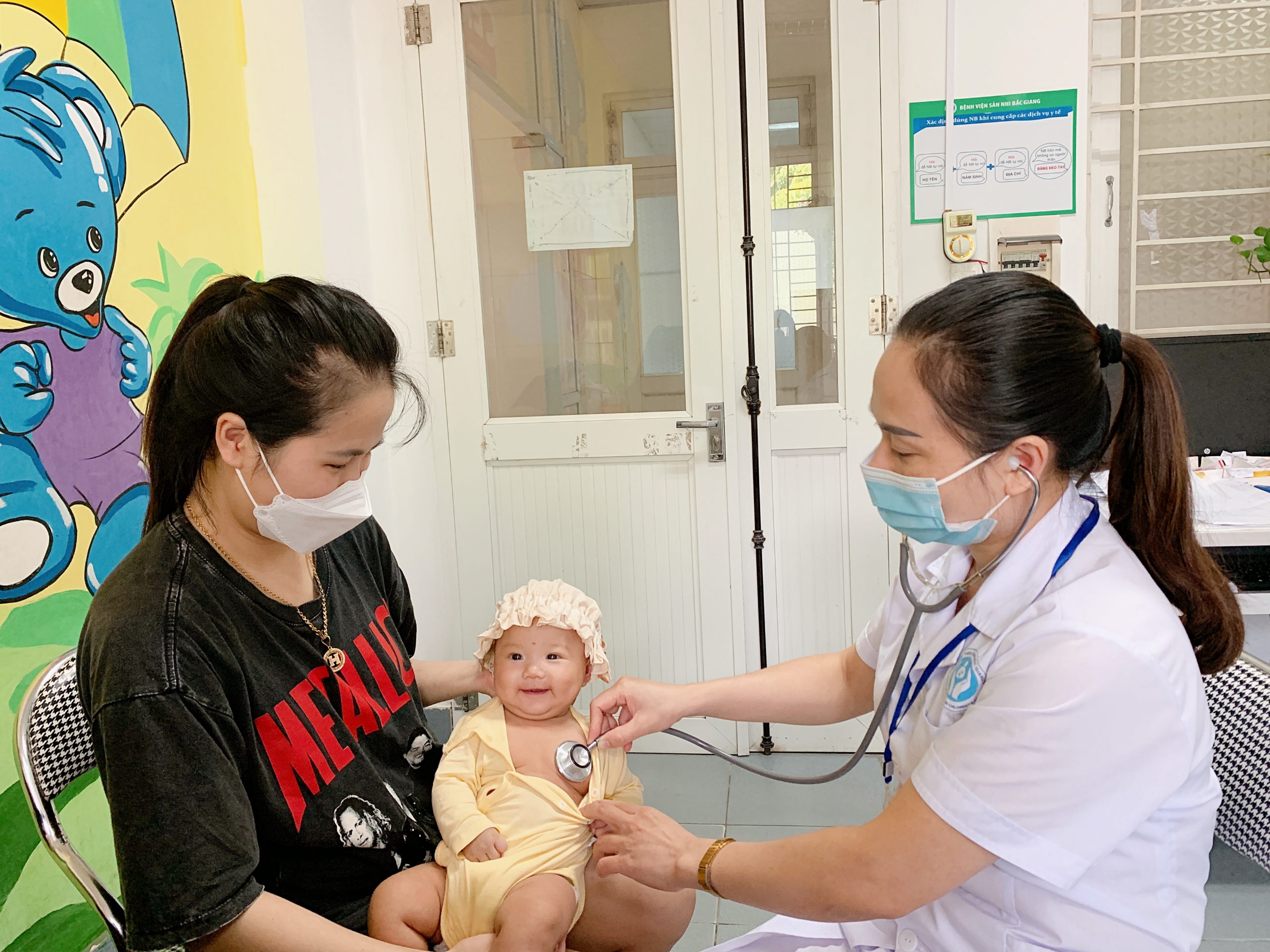 Chẩn đoán và điều trị bệnh viêm phổi trẻ em tại Bệnh viện Sản Nhi Bắc Giang