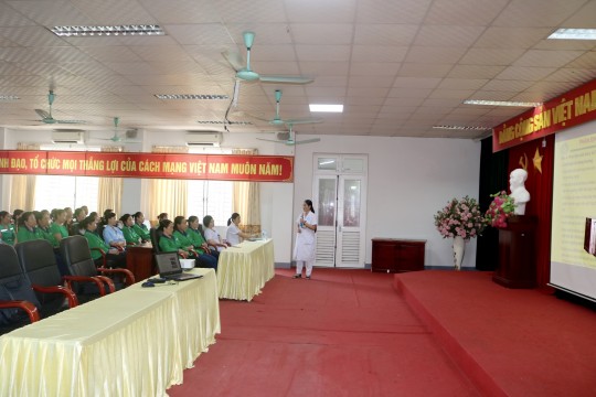 Bệnh viện Sản Nhi Bắc Giang tập huấn triển khai Thông tư số 20/2021/TT-BYT Bộ Y tế quy định về quản lý chất thải y tế