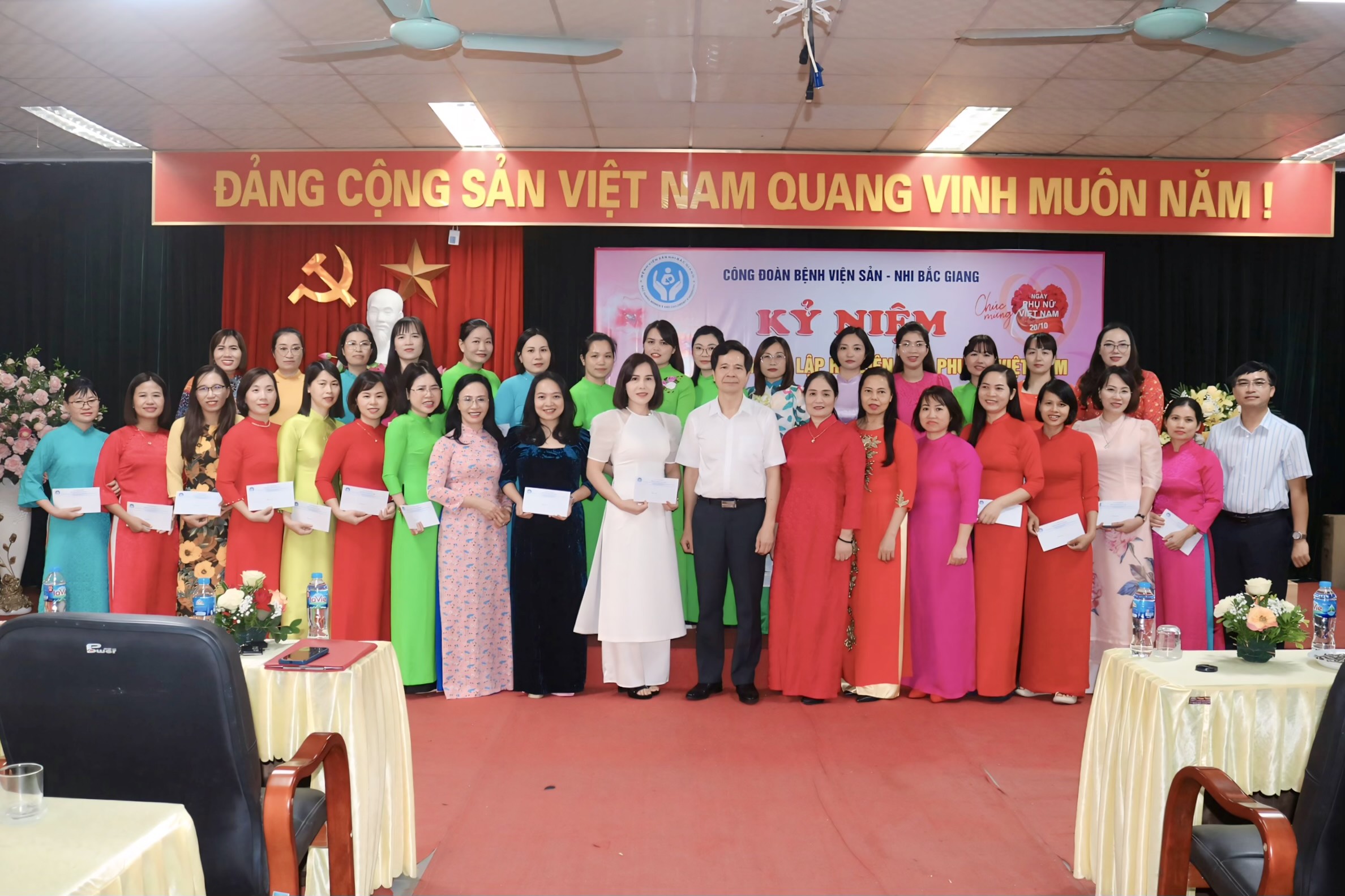 Bệnh viện Sản Nhi Bắc Giang long trọng tổ chức Kỷ niệm 94 năm Ngày Thành lập Hội Liên hiệp Phụ nữ Việt Nam 20/10