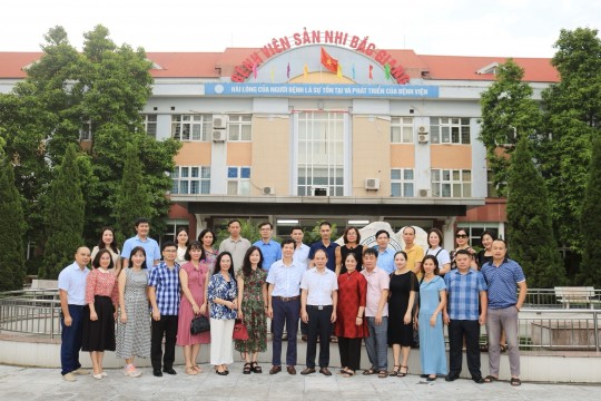 Bệnh viện Sản Nhi Bắc Giang đón tiếp Đoàn công tác Bệnh viện Đa khoa Khu vực Nghĩa Lộ đến tham quan,trao đổi kinh nghiệm