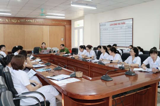 Tập huấn công tác quản lý lưu trú bằng phần mềm ASM tại Bệnh viện Sản Nhi Bắc Giang