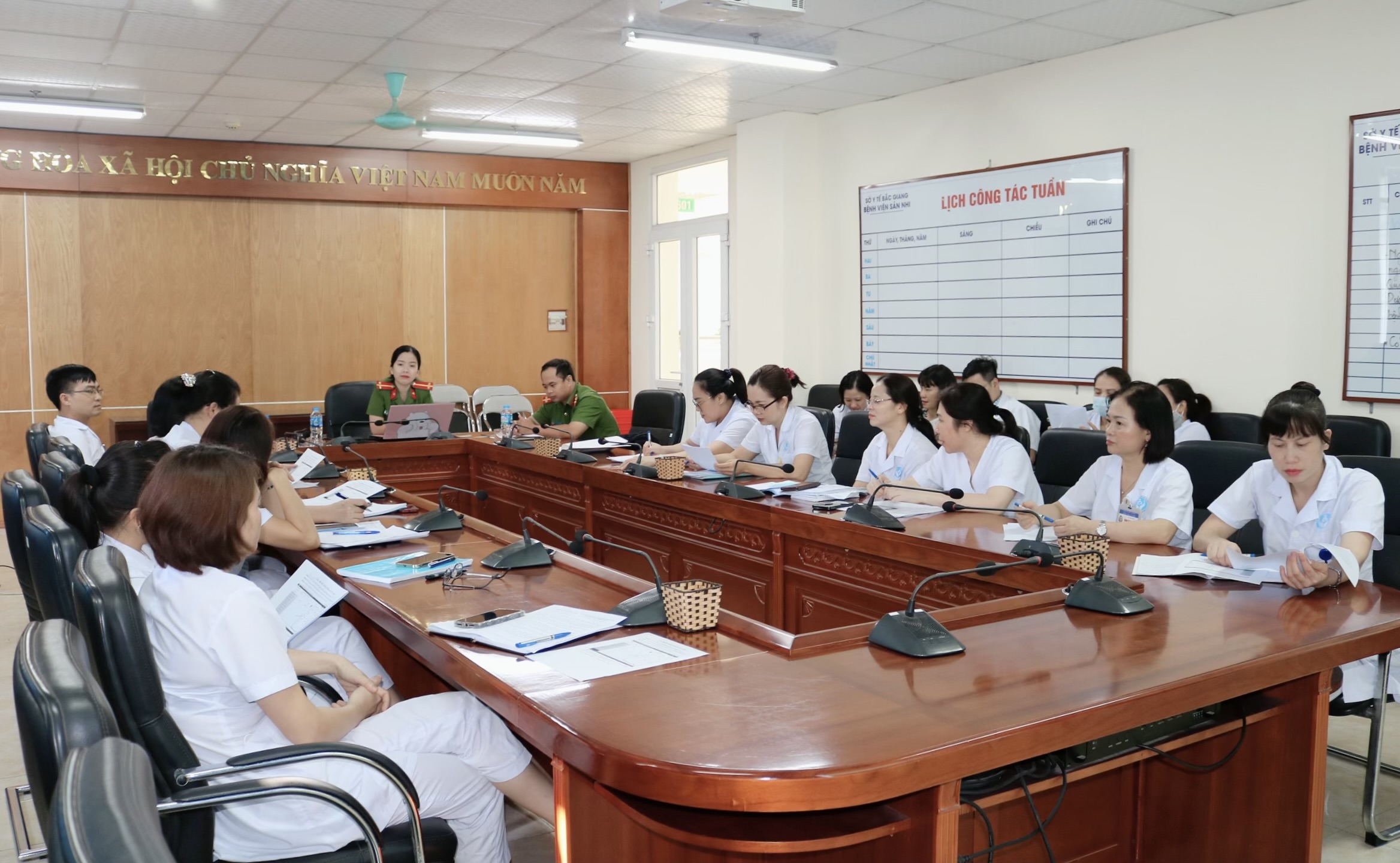 Tập huấn công tác quản lý lưu trú bằng phần mềm ASM tại Bệnh viện Sản Nhi Bắc Giang