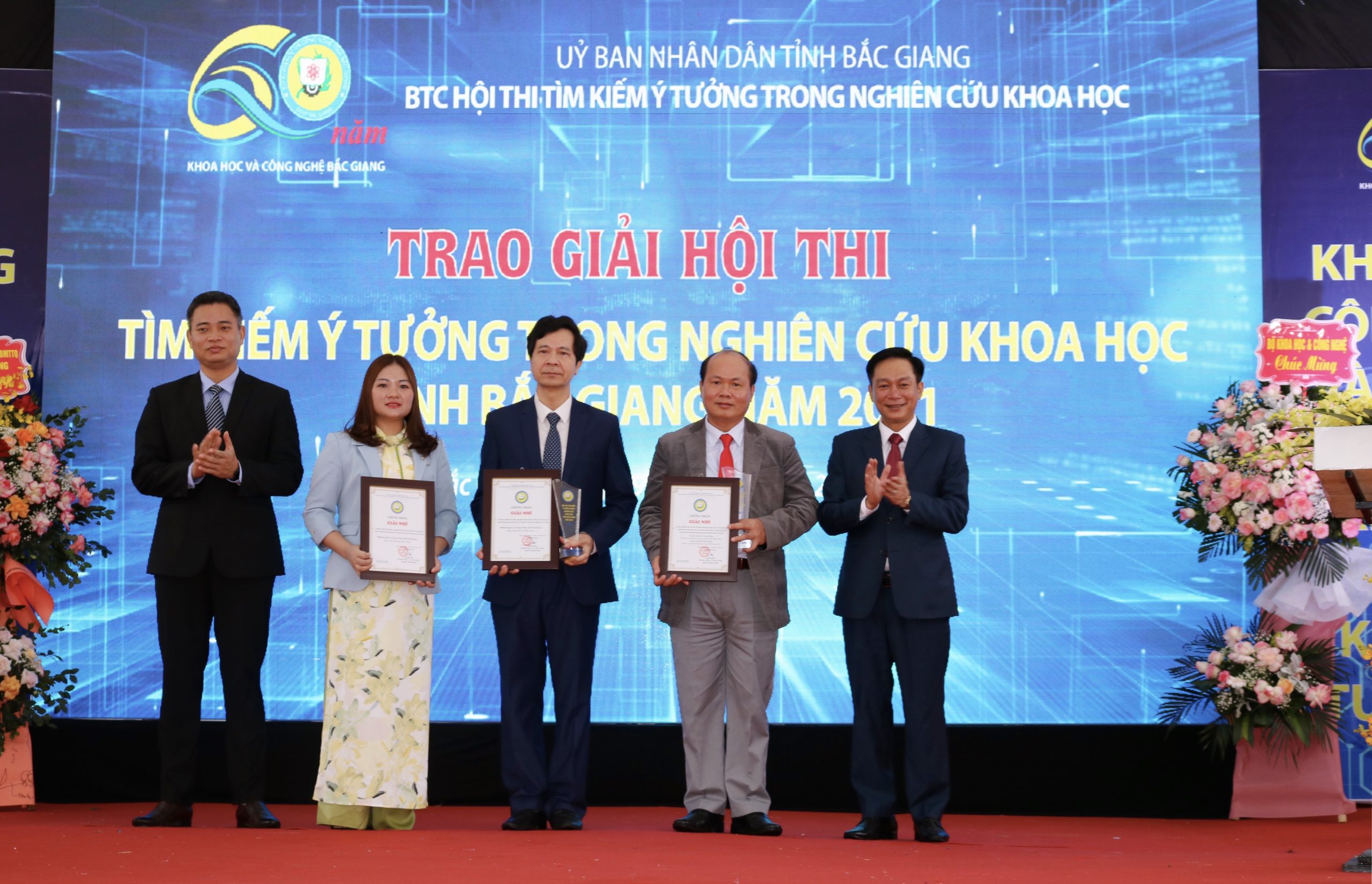 Bệnh viện Sản Nhi Bắc Giang giành giải Nhì Hội thi “Tìm kiếm ý tưởng trong nghiên cứu khoa học tỉnh Bắc Giang năm 2021”