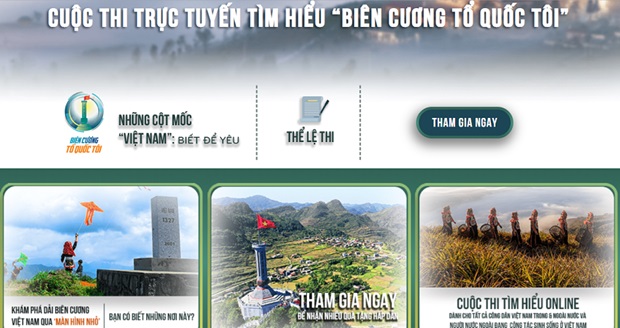Thể lệ Cuộc thi trực tuyến tìm hiểu “Biên cương Tổ quốc tôi”