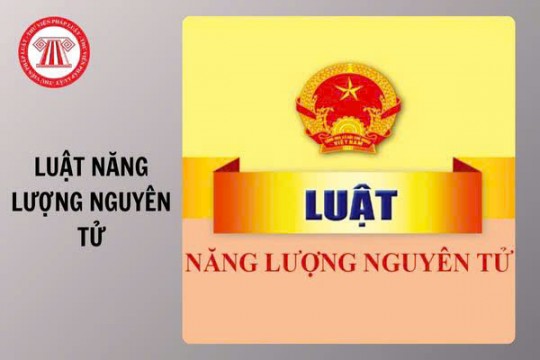 Luật Năng lượng nguyên tử số 94/2025/QH15 của Quốc hội