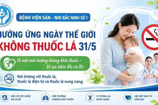 Hưởng ứng Tuần lễ Quốc gia không thuốc lá và Ngày Thế giới không thuốc lá 31/5/2026