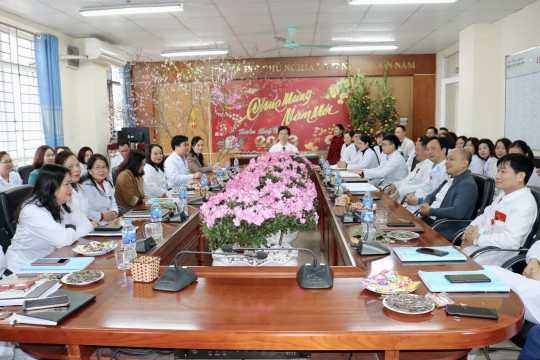 Buổi Giao ban Bệnh viện Sản Nhi Bắc Giang đầu Xuân Quý Mão 2023!