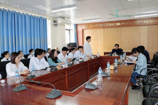 Sở Y tế tỉnh Bắc Giang kiểm tra công tác y tế đảm bảo phục vụ sức khoẻ Nhân dân dịp Tết Nguyên đán Quý Mão 2023 tại Bệnh