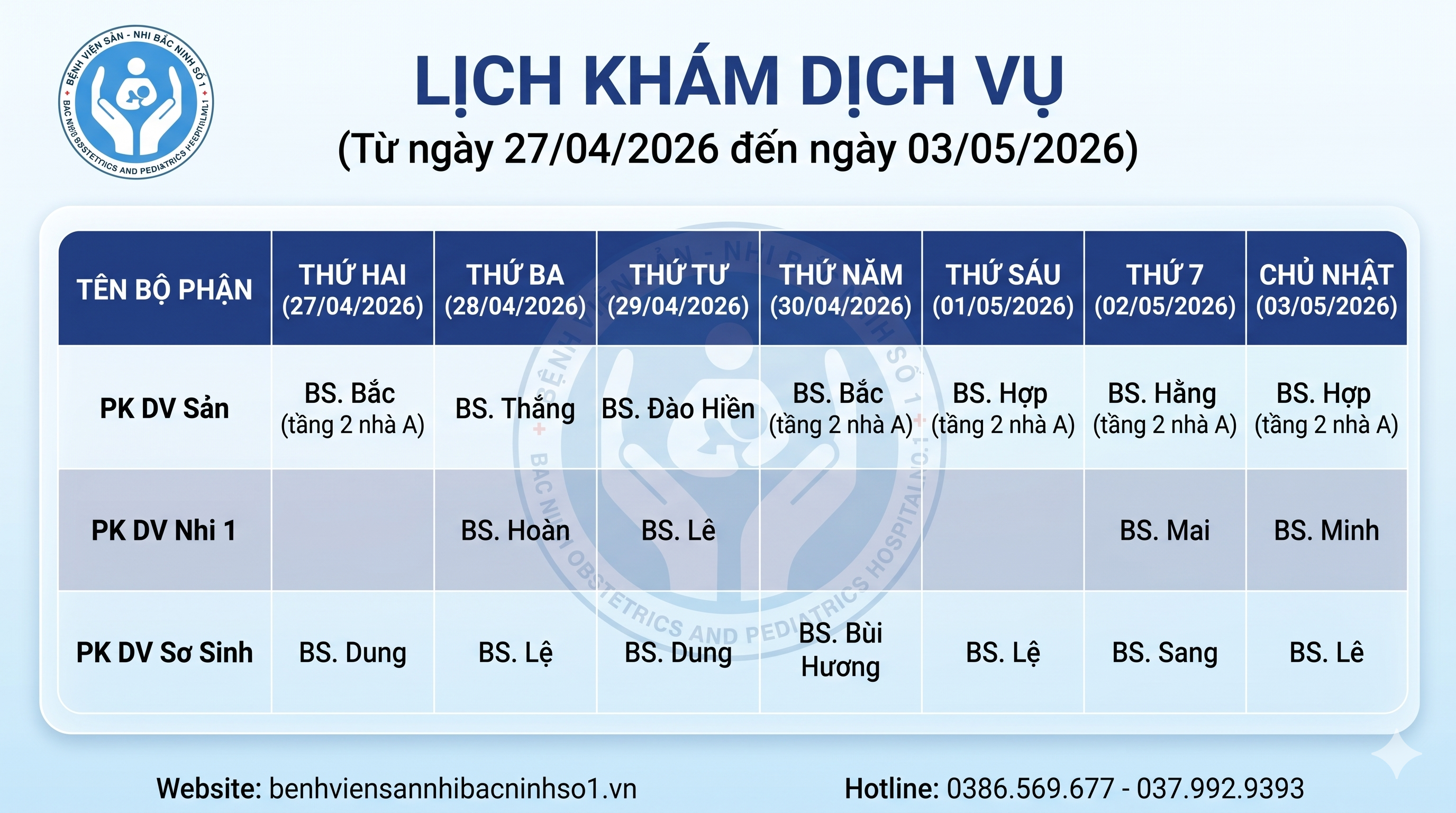 BS Khám DV (27.4 đến 3.5)