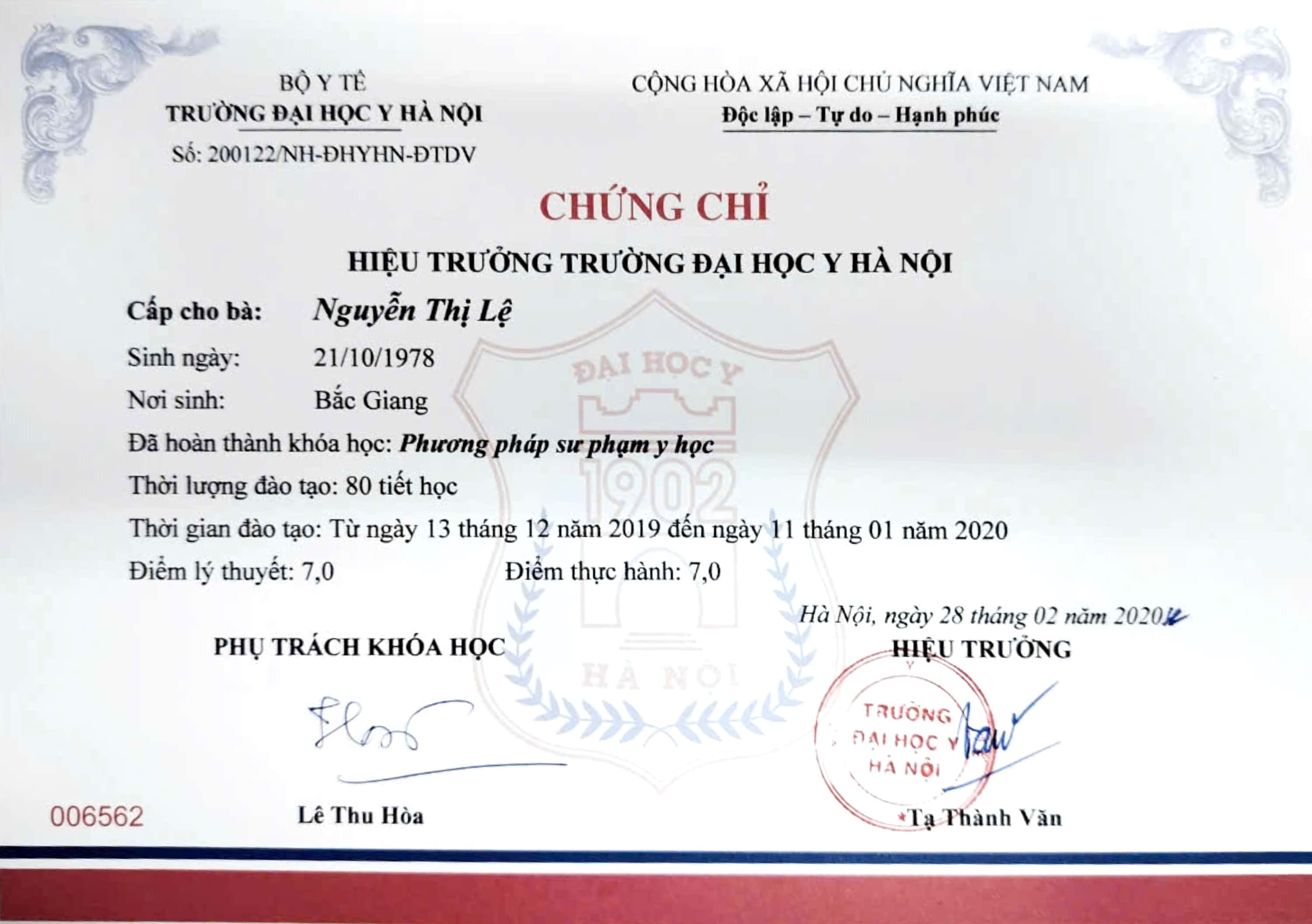 BS Lệ