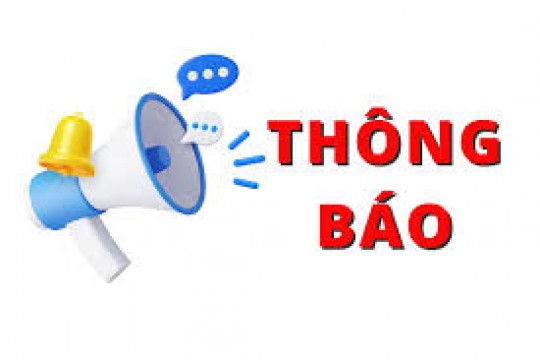 Thông báo công khai kết quả mua sắm tài sản