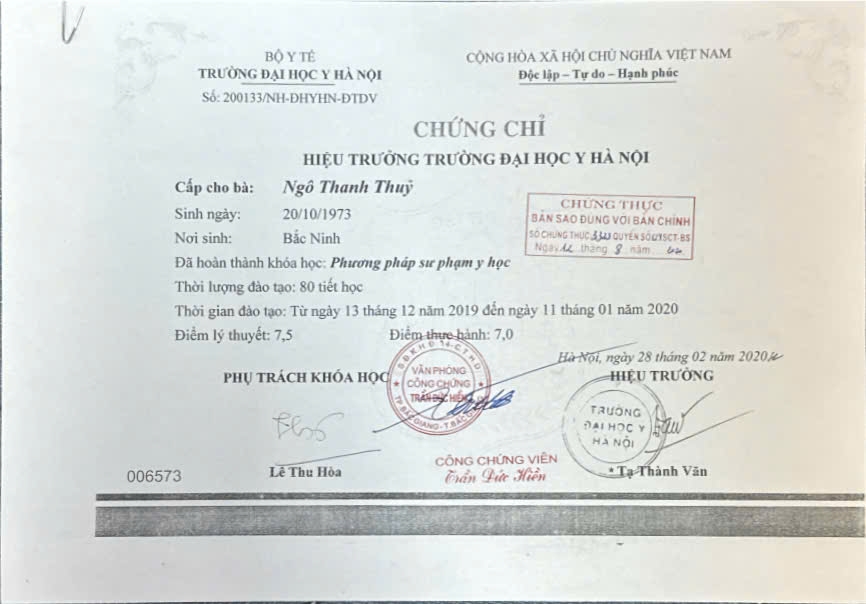 Dược sỹ Thuỷ