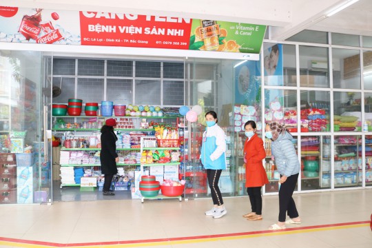 Triển khai các dịch vụ tiện ích phục vụ bệnh nhân và người nhà bệnh nhân tại Bệnh viện Sản Nhi Bắc Giang