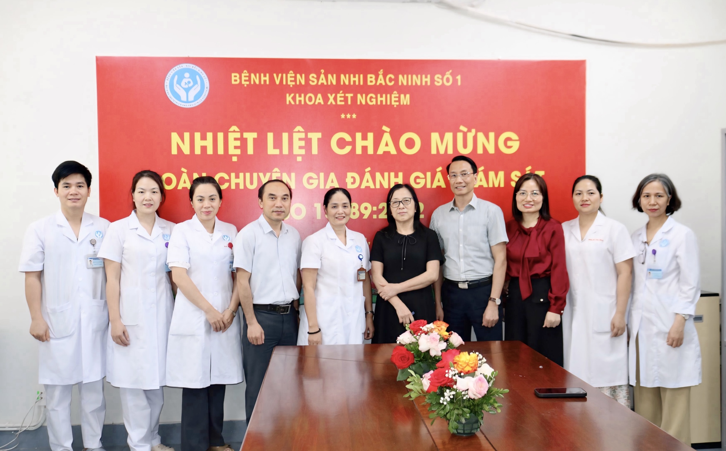 Bệnh viện Sản - Nhi Bắc Ninh số 1 tiếp Đoàn Chuyên gia đánh giá giám sát hệ thống quản lý chất lượng Phòng Xét nghiệm theo tiêu chuẩn ISO 15189:2022