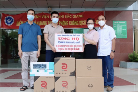 Danh sách các Tổ chức, Cá nhân ủng hộ công tác phòng, chống dịch bệnh Covid-19 tại Bệnh viện Sản Nhi Bắc Giang