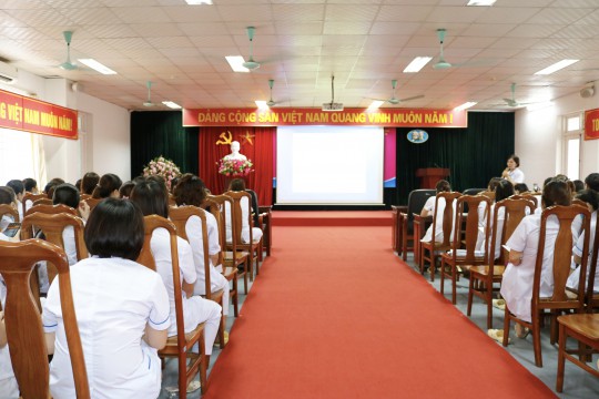 Bệnh viện Sản Nhi Bắc Giang tổ chức Tập huấn “Kỹ năng tiêm, truyền an toàn” góp phần nâng cao chất lượng điều trị