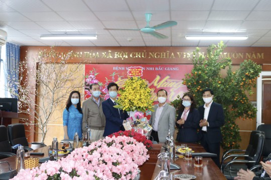 Phó Chủ tịch Thường trực UBND tỉnh Bắc Giang Mai Sơn thăm và chúc Tết Bệnh viện Sản Nhi Bắc Giang