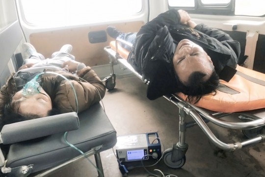 Nghĩa cử cao đẹp cấp cứu người bị tai nạn giao thông