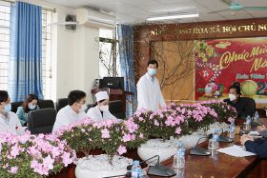 Sở Y tế tỉnh Bắc Giang kiểm tra công tác y tế đảm bảo phục vụ sức khoẻ Nhân dân dịp Tết Nguyên đán Nhâm Dần 2022 tại Bệnh viện Sản Nhi Bắc Giang