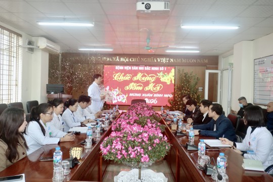 Sở Y tế tỉnh Bắc Ninh kiểm tra công tác y tế đảm bảo phục vụ sức khoẻ Nhân dân dịp Tết Nguyên đán Bính Ngọ 2026 tại Bệnh viện Sản Nhi Bắc Ninh Số 1