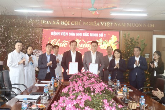 Nâng cao hợp tác trao đổi chuyên môn giữa Bệnh viện Nhi Hà Nội và Bệnh viện Sản Nhi Bắc Ninh Số 1