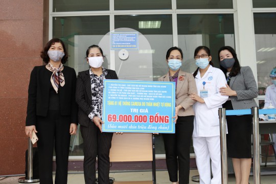 Bệnh viện Sản Nhi Bắc Giang triển khai Hệ thống Camera đo thân nhiệt từ xa tự động cảm biến hồng ngoại giúp giảm nguy cơ lây nhiễm dịch bệnh Covid-19