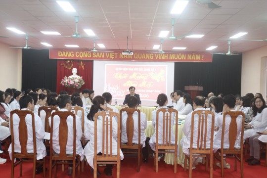 Bệnh viện Sản Nhi Bắc Ninh Số 1 giao ban ngày cuối năm, đảm bảo hoạt động khám chữa bệnh thông suốt dịp Tết Nguyên đán Bính Ngọ 2026