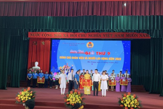 Công đoàn Ngành Y tế tỉnh Bắc Giang giành giải Nhất Hội thi “Giờ thứ 9” - Cụm 03 năm 2022