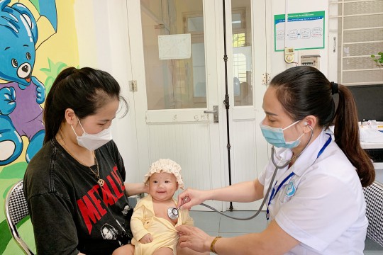 Chẩn đoán và điều trị bệnh viêm phổi trẻ em tại Bệnh viện Sản Nhi Bắc Giang