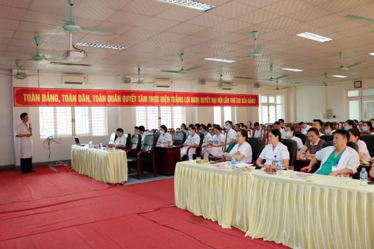 Bệnh viện Sản Nhi Bắc Giang tổ chức Sinh hoạt khoa học chuyên đề “Tiền sản giật  và sử dụng Nicardipine trong điều trị tiền sản giật”
