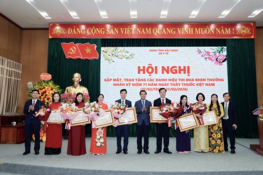 Tự hào thầy thuốc Bệnh viện Sản Nhi Bắc Ninh Số 1 được tôn vinh nhân dịp Kỷ niệm 71 năm Ngày Thầy thuốc Việt Nam 27/02