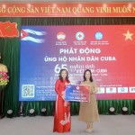 Bệnh viện Sản Nhi Bắc Ninh Số 1 ủng hộ nhân dân Cuba 160 triệu đồng nhân dịp Kỷ niệm 65 năm tình hữu nghị Việt Nam-Cuba