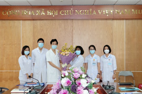 Bệnh viện Sản Nhi Bắc Giang tri ân các y bác sỹ chi viện cho tỉnh Long An và Đồng Tháp chống dịch trở về