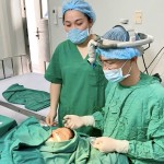 Phẫu thuật rò sống mũi cho bé gái 04 tuổi tại Bệnh viện Sản Nhi Bắc Ninh Số 1