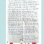 Xúc động những bức thư tay cảm ơn