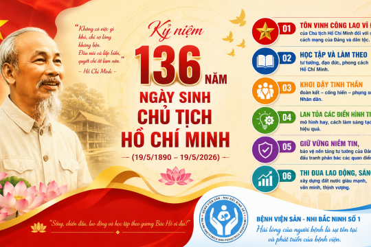 Nhiệt liệt chào mừng 136 năm Ngày sinh Bác Hồ