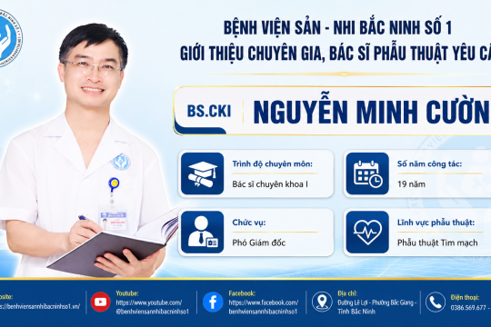 BỆNH VIỆN SẢN - NHI BẮC NINH SỐ 1 GIỚI THIỆU ĐỘI NGŨ CHUYÊN GIA, BÁC SĨ PHẪU THUẬT THEO YÊU CẦU