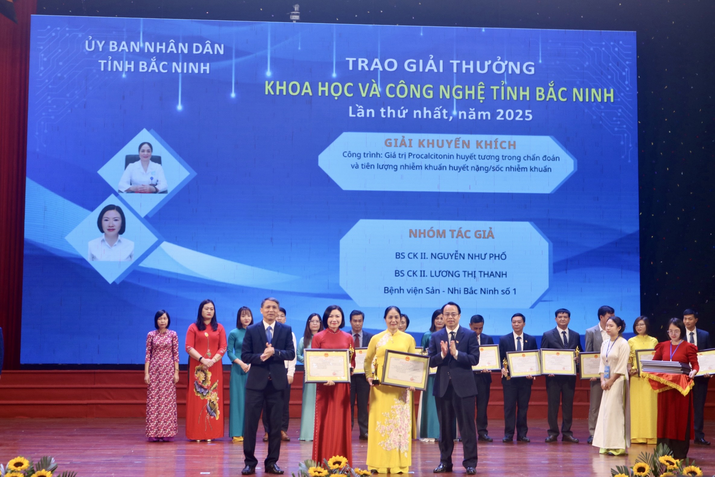 Phó Giám đốc Bệnh viện Nguyễn Như Phố cùng Cộng sự đạt giải Khuyến khích Giải thưởng Khoa học và Công nghệ tỉnh Bắc Ninh