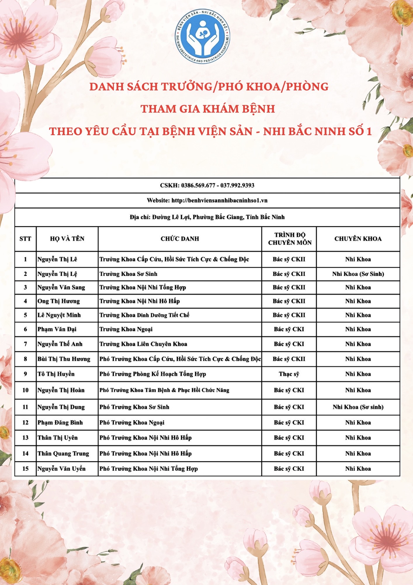 Pink Floral Watercolor Background Flyer - 1